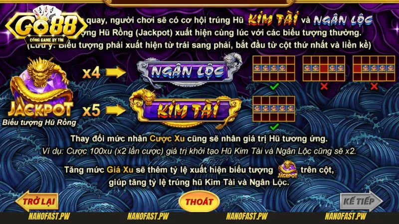 Hướng dẫn chi tiết cách chơi và mẹo chơi Kho Tàng Ngũ Long