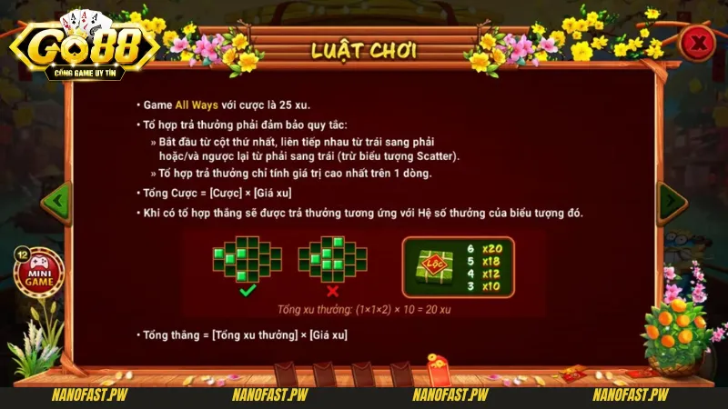 Mẹo Chơi Sắc Xuân Chợ Tết Go88 Rinh Quà Liền Tay Cực Chất 2 Mẹo chơi sắc xuân chợ tết Go88 là điều không thể thiếu